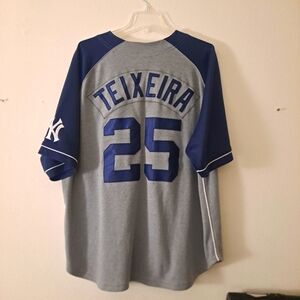 NY Yankees Mark Teixeira Jersey XL